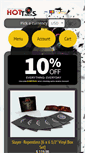 Mobile Screenshot of hottracksmusicstore.com
